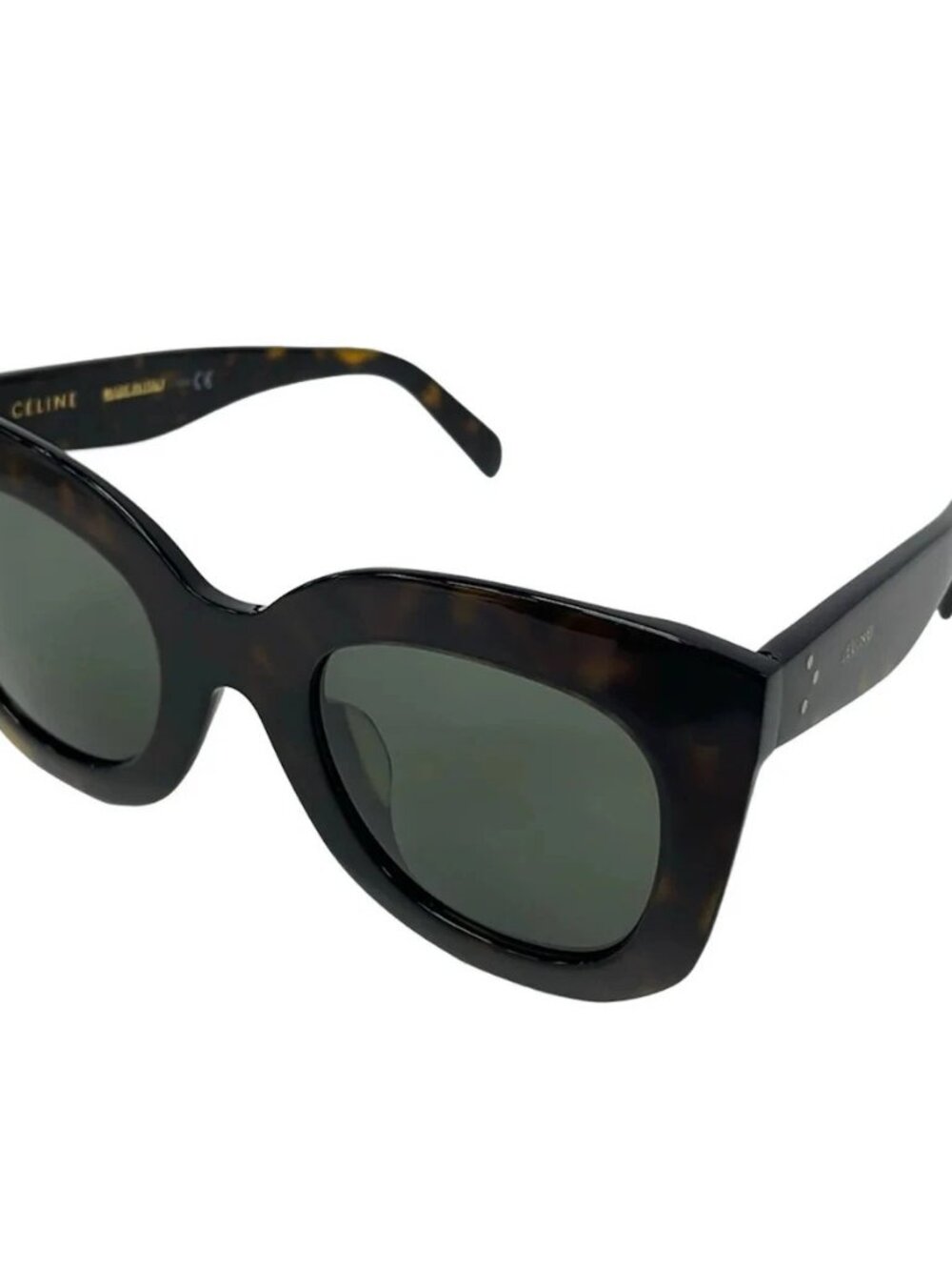 CELINE CL40005F Dark Brown Black Plastic Sunglasses